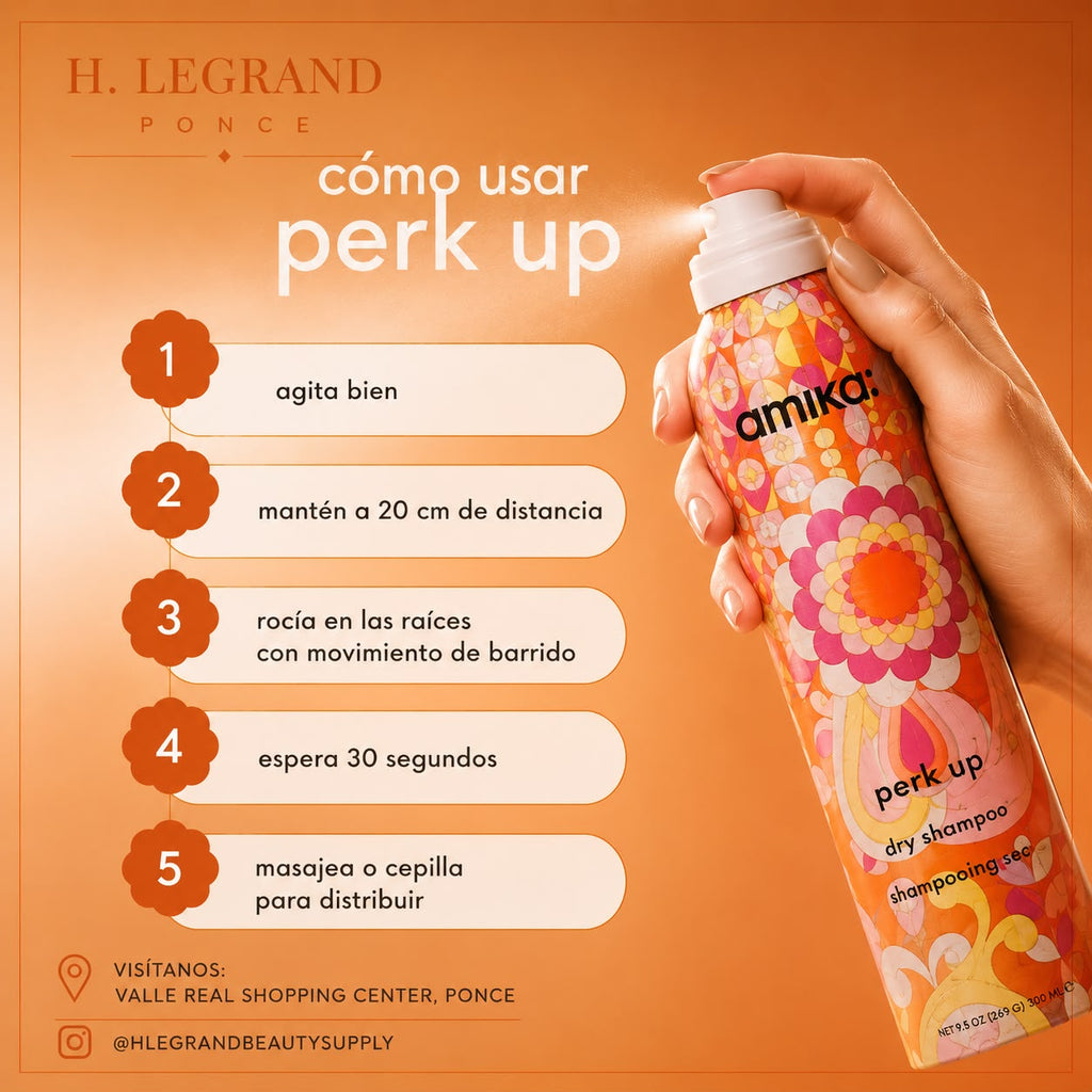 Amika Perk Up Dry Shampoo 5.3oz / 189ml