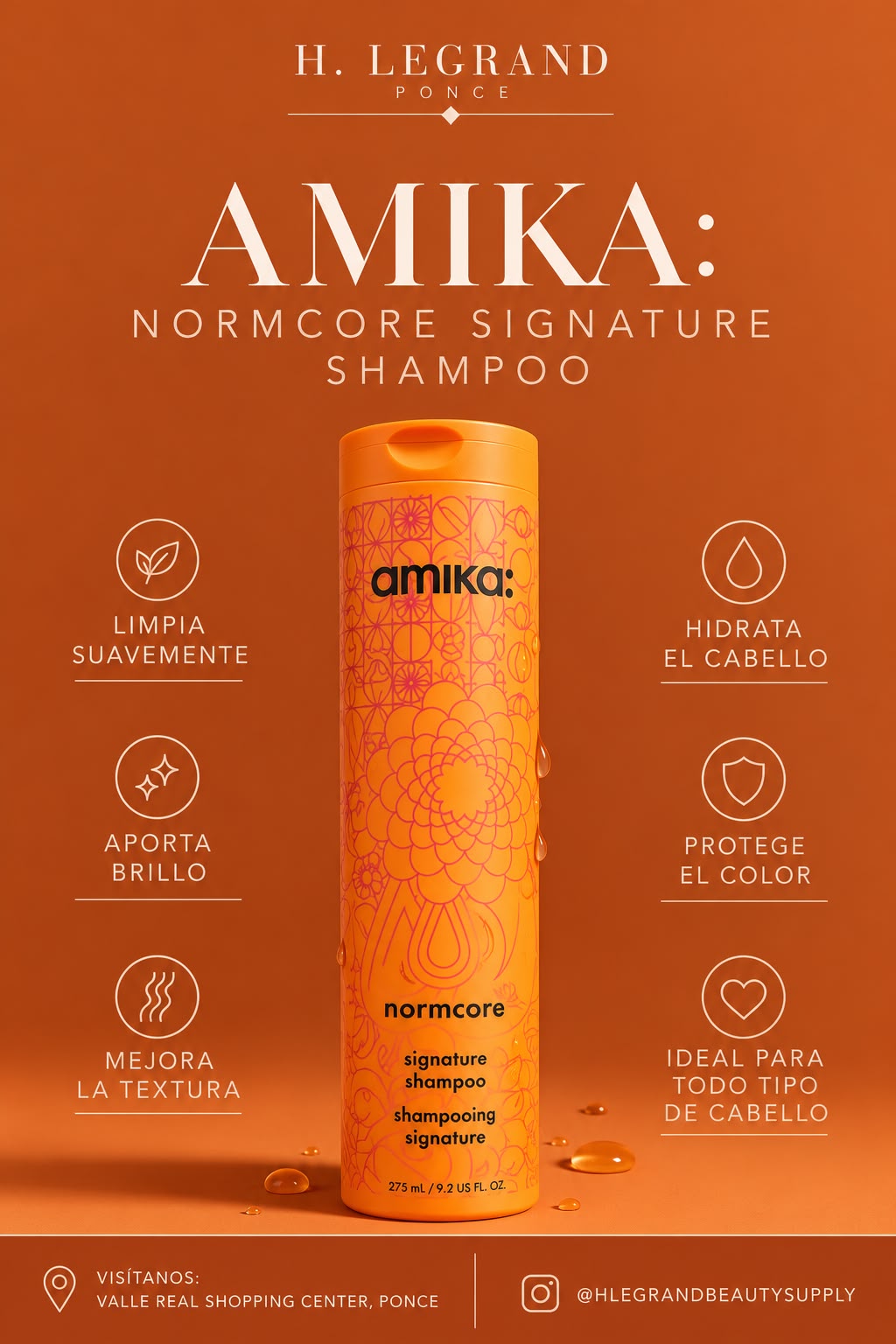 Amika Normcore Signature Shampoo 9.2oz