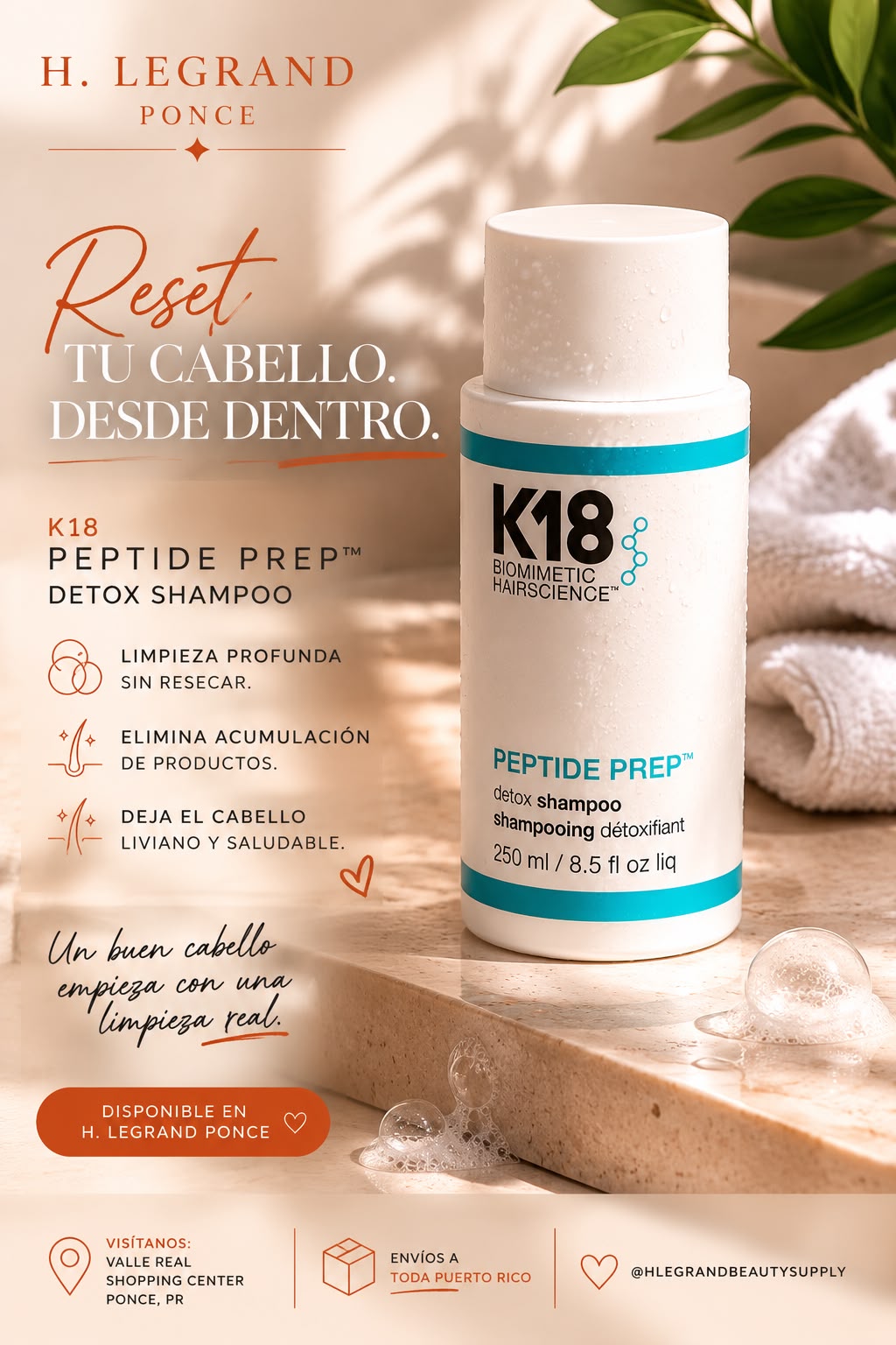 K18 Peptide Prep Detox Shampoo