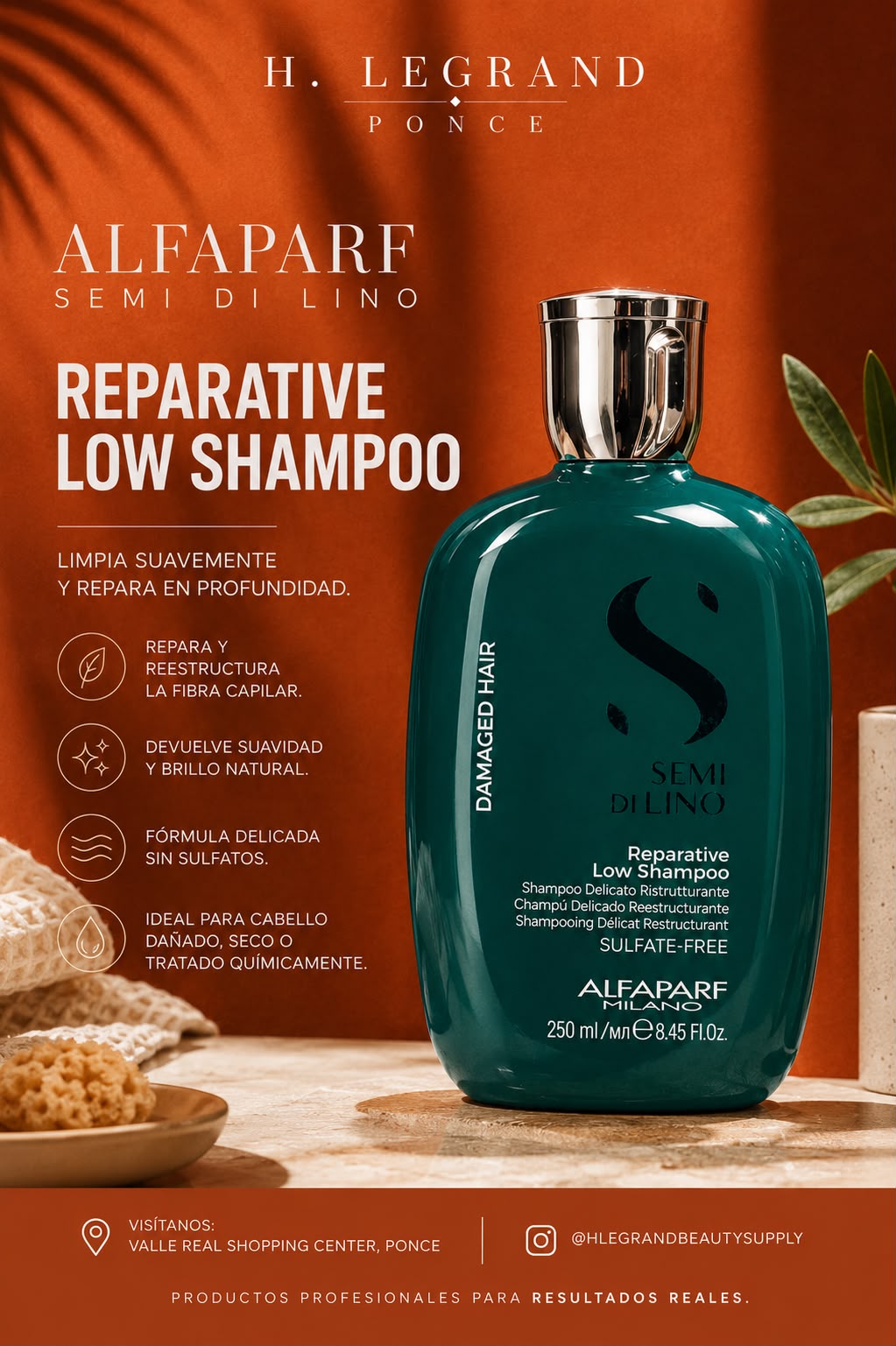 Alfaparf Semi di Lino Reparative Low Shampoo