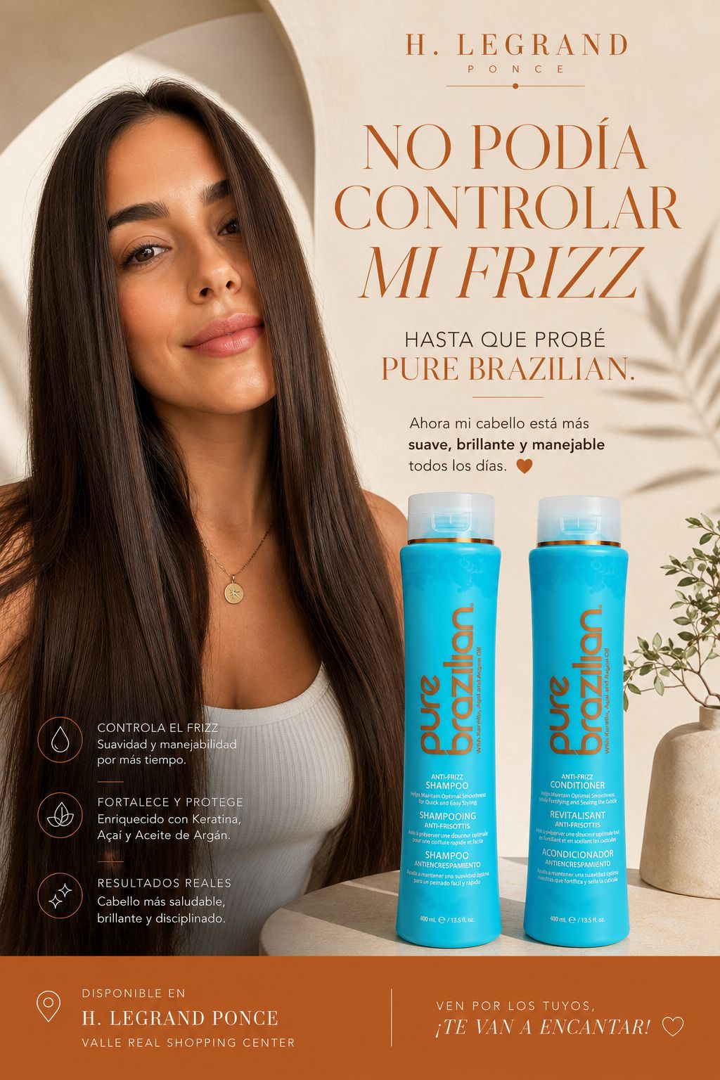 Pure Brazilian Anti-Frizz DUO Shampoo & Conditioner