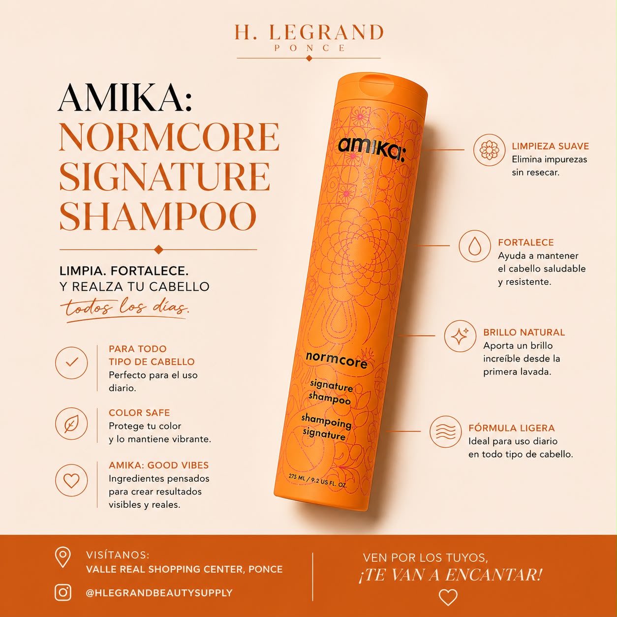 Amika Normcore Signature Shampoo 9.2oz
