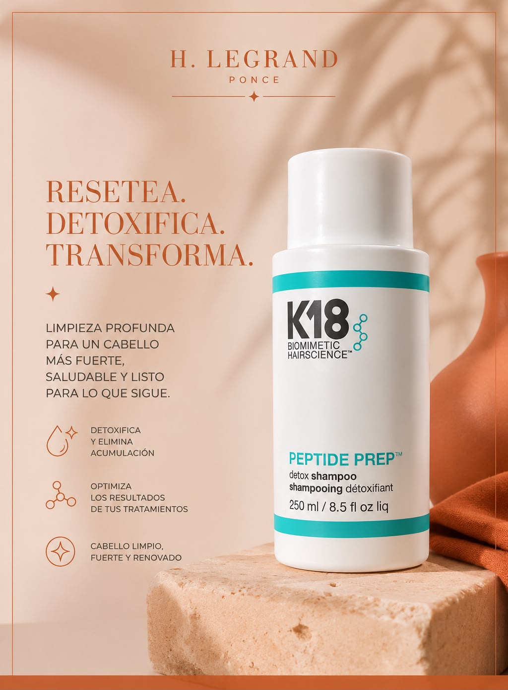 K18 Peptide Prep Detox Shampoo