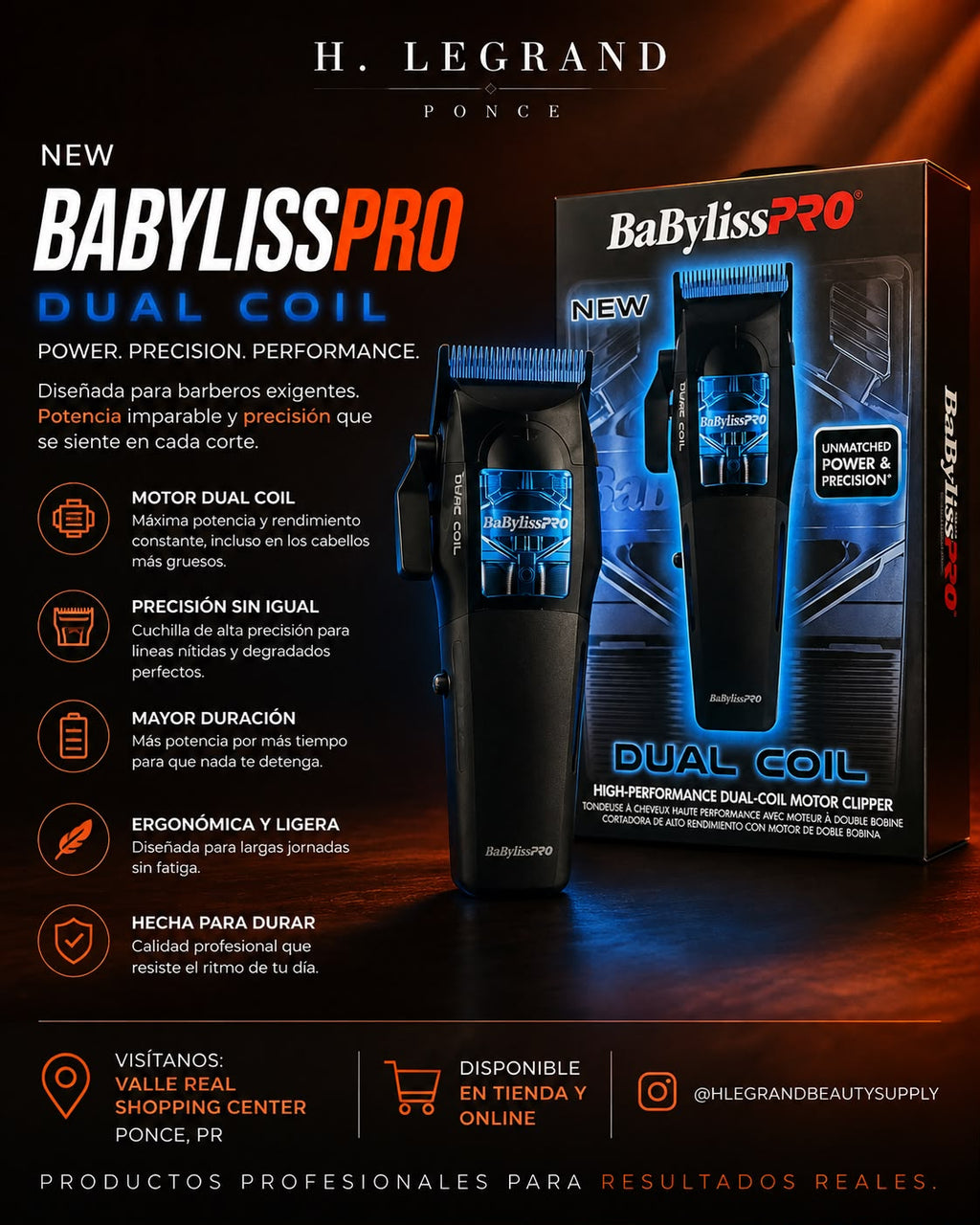 BaBylissPRO Dual Coil High-Performance Clipper