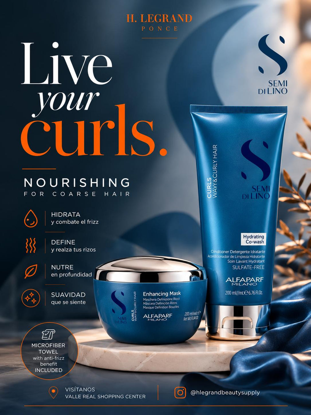 Alfaparf Semi di Lino Curls Nourishing Gift Set