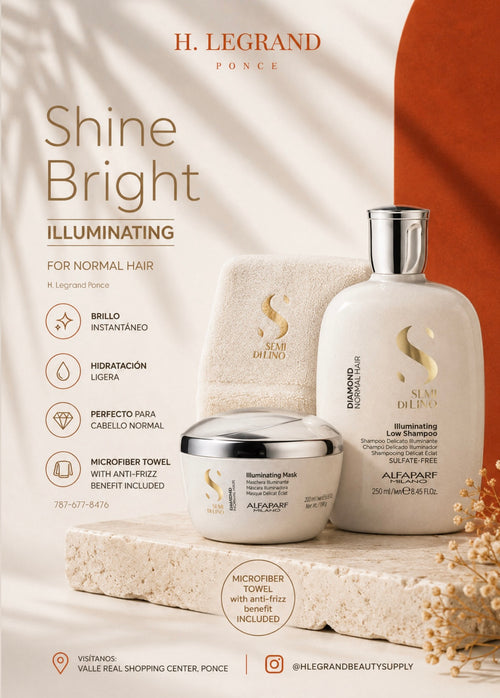 Alfaparf Semi di Lino Shine Bright Illuminating Gift Set – Normal Hair
