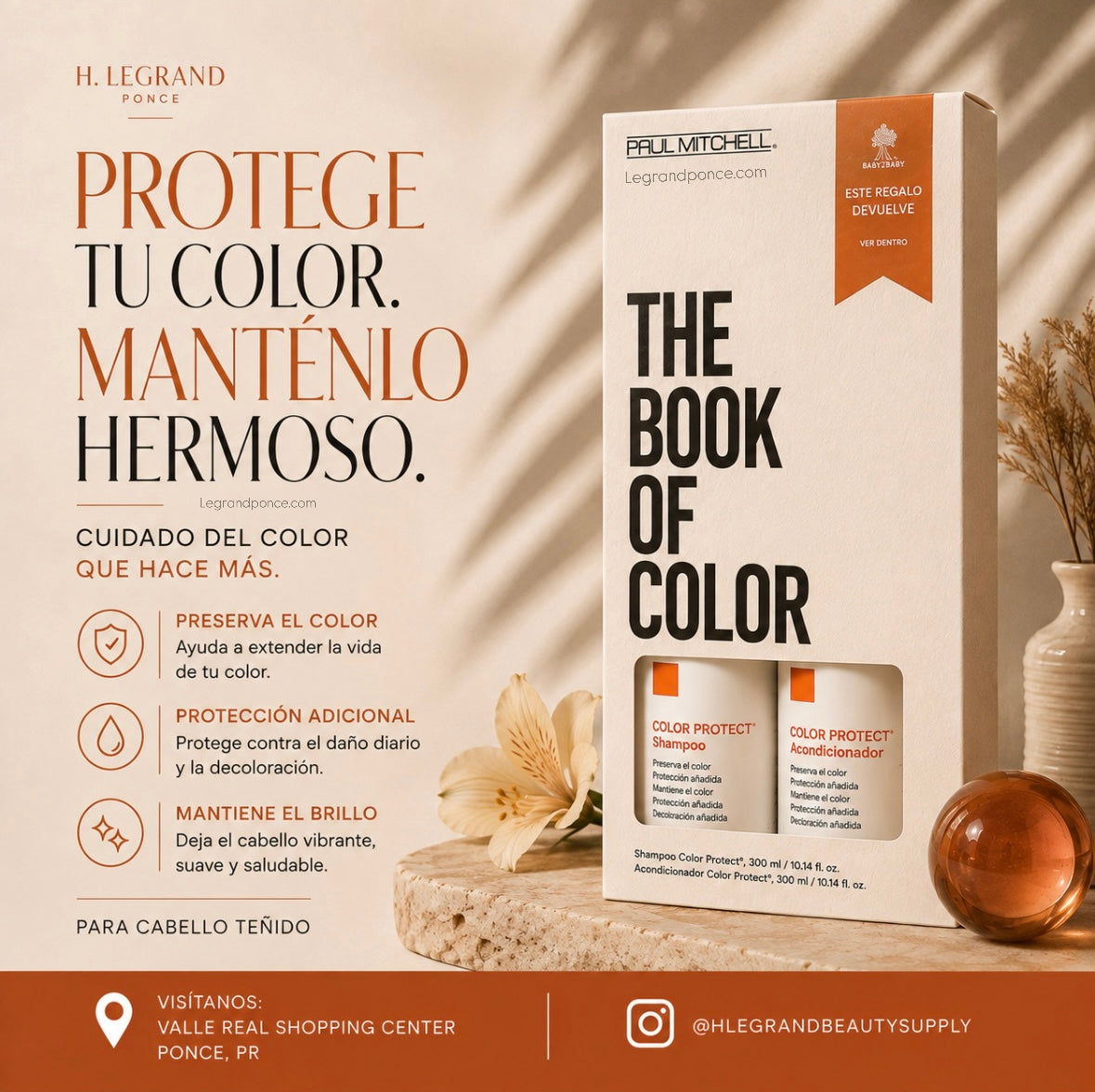 Paul Mitchell Color Protect Shampoo & Conditioner | The Book Of Color Gift Set
