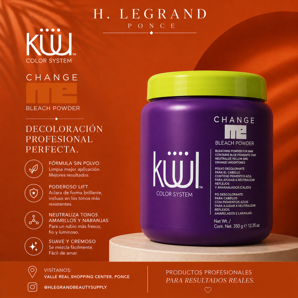Küül Change Me Blue Bleach Powder 350g | Professional Hair Lightener
