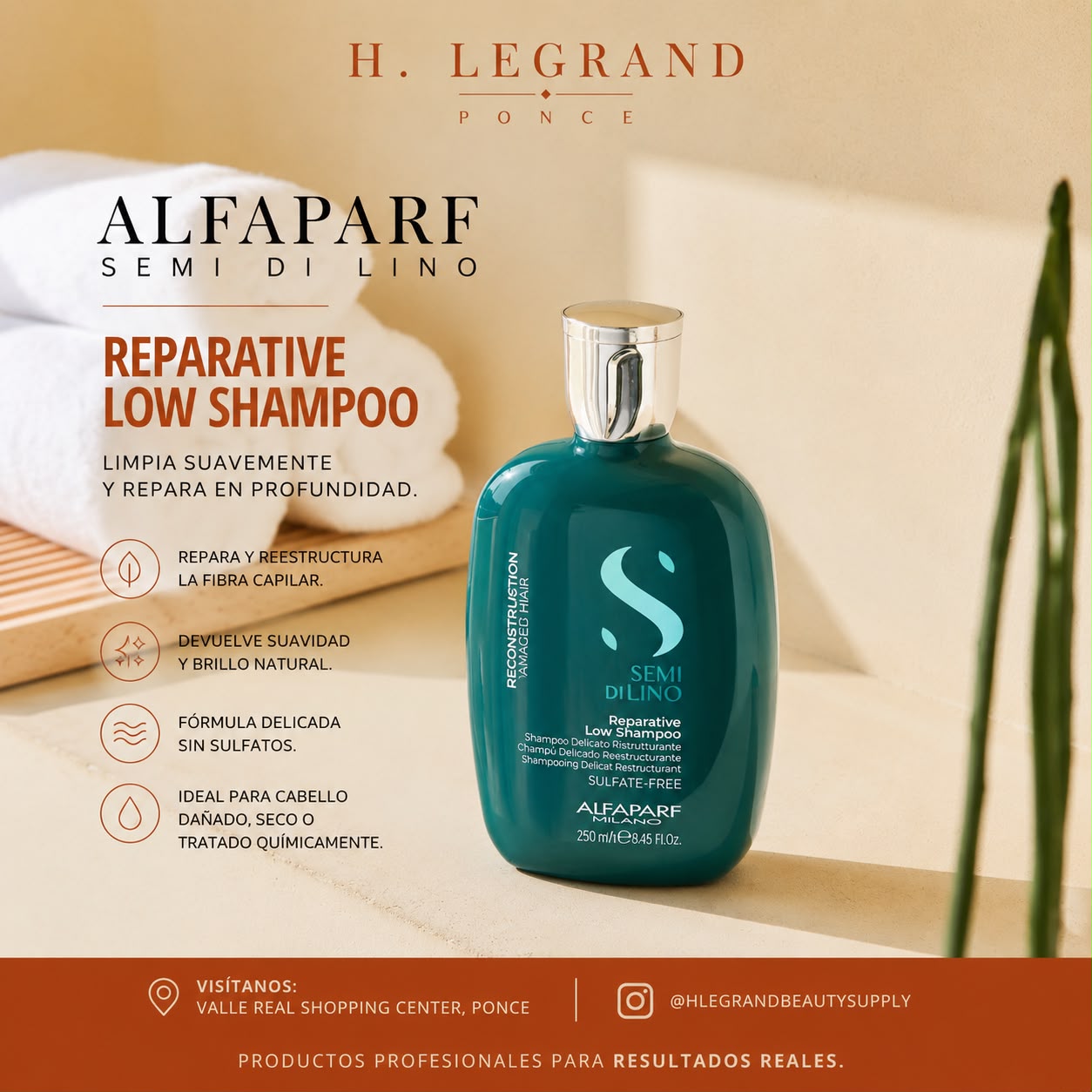 Alfaparf Semi di Lino Reparative Low Shampoo