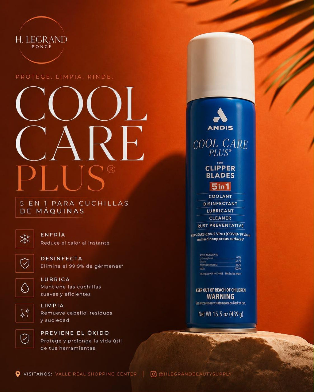 Cool Care Plus 5-in-1 Andis Spray
