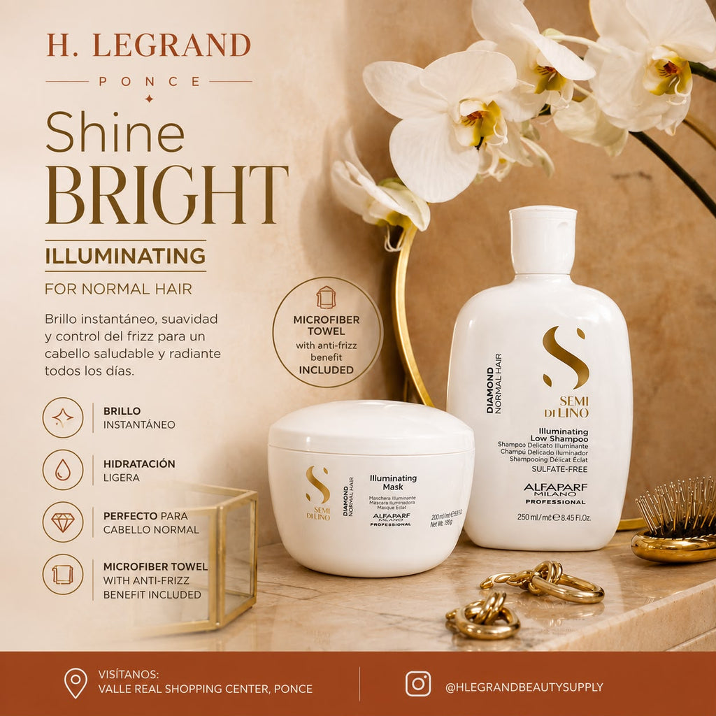 Alfaparf Semi di Lino Shine Bright Illuminating Gift Set – Normal Hair