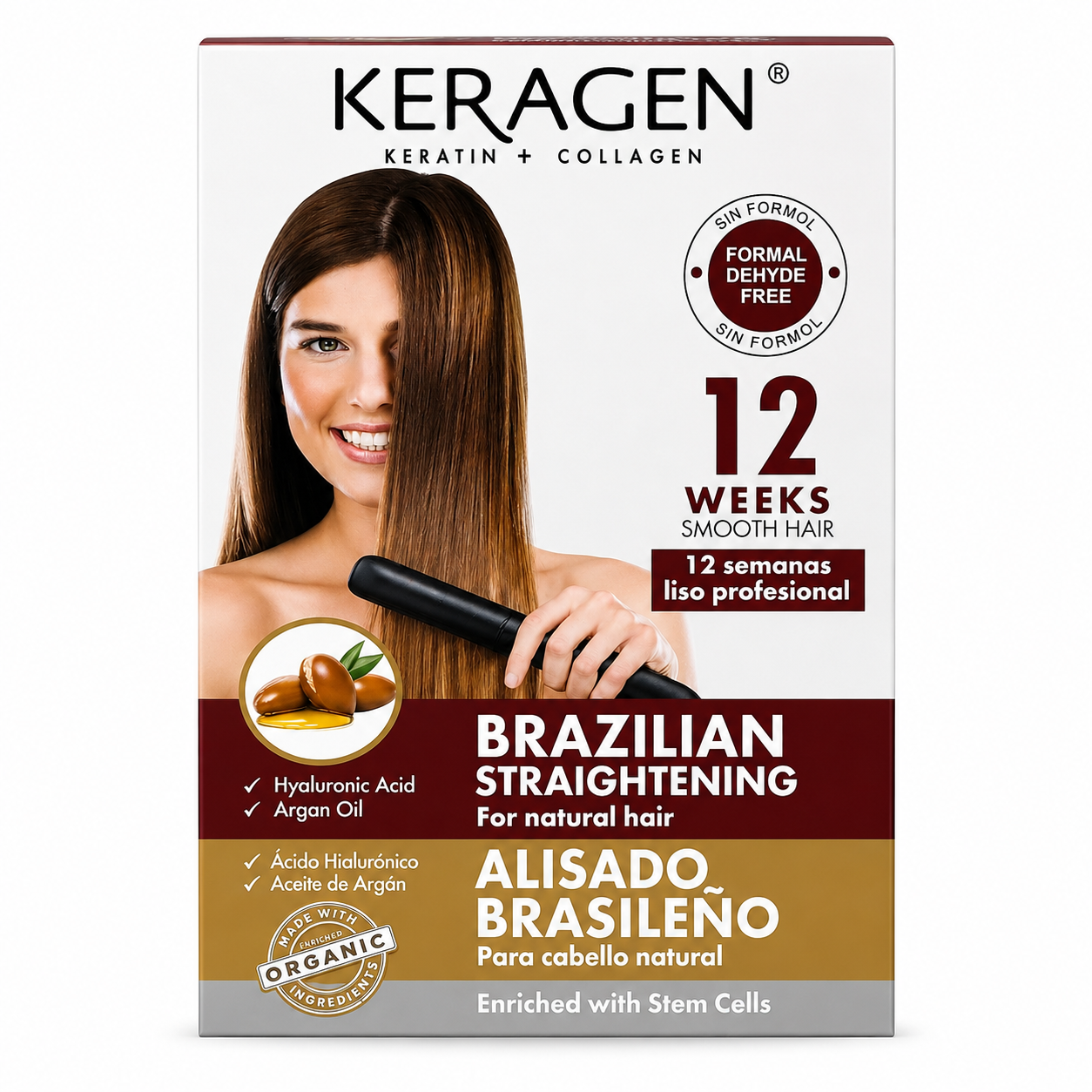 Keragen Brazilian Straightening Treatment | 12 Weeks Smooth Hair