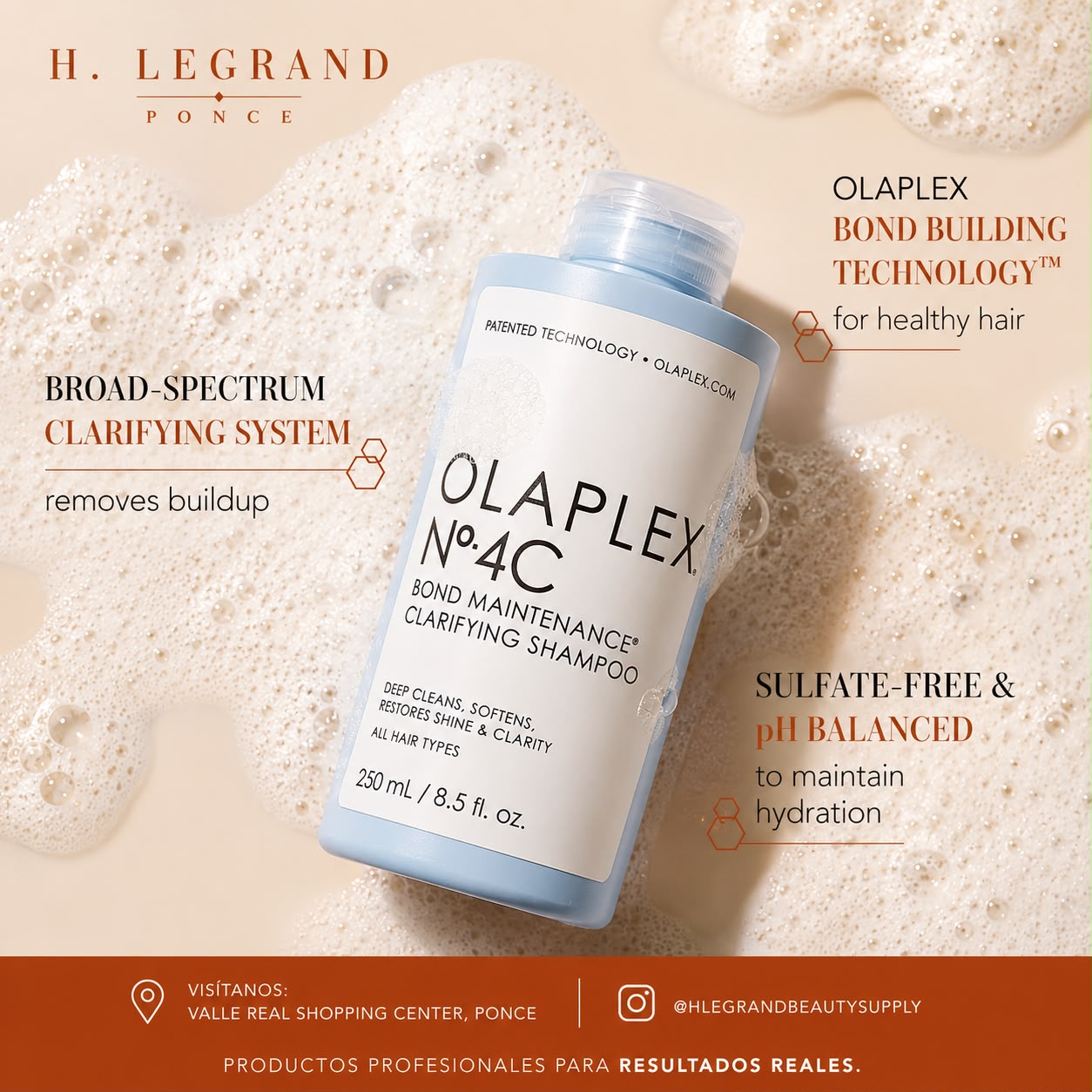 Olaplex No.4C Bond Maintenance Clarifying Shampoo | Deep Cleansing Shampoo