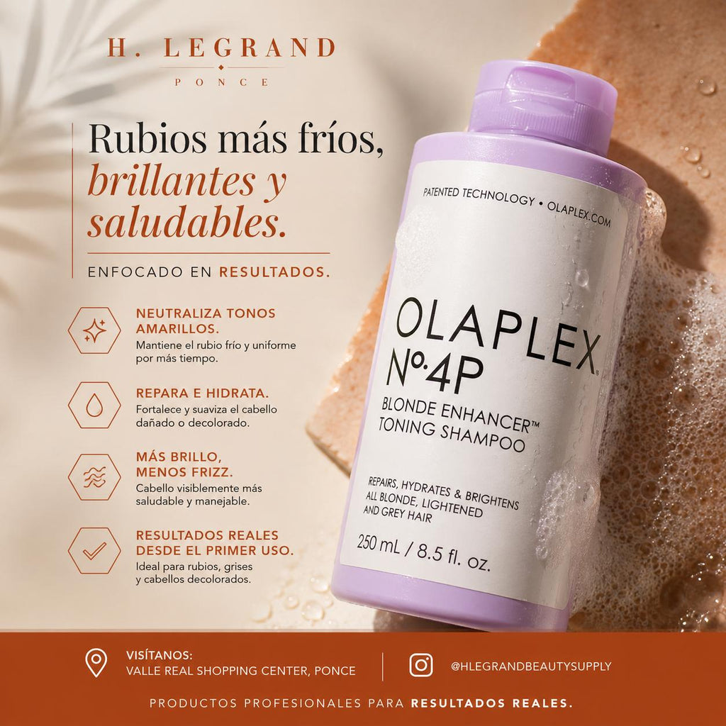 Olaplex No.4P Blonde Enhancer Toning Shampoo