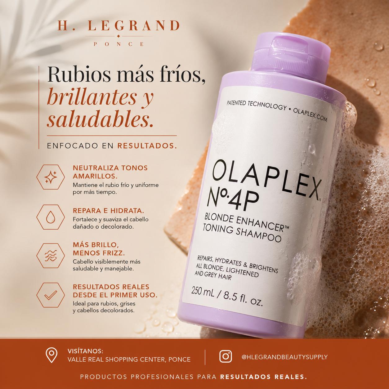 Olaplex No.4P Blonde Enhancer Toning Shampoo