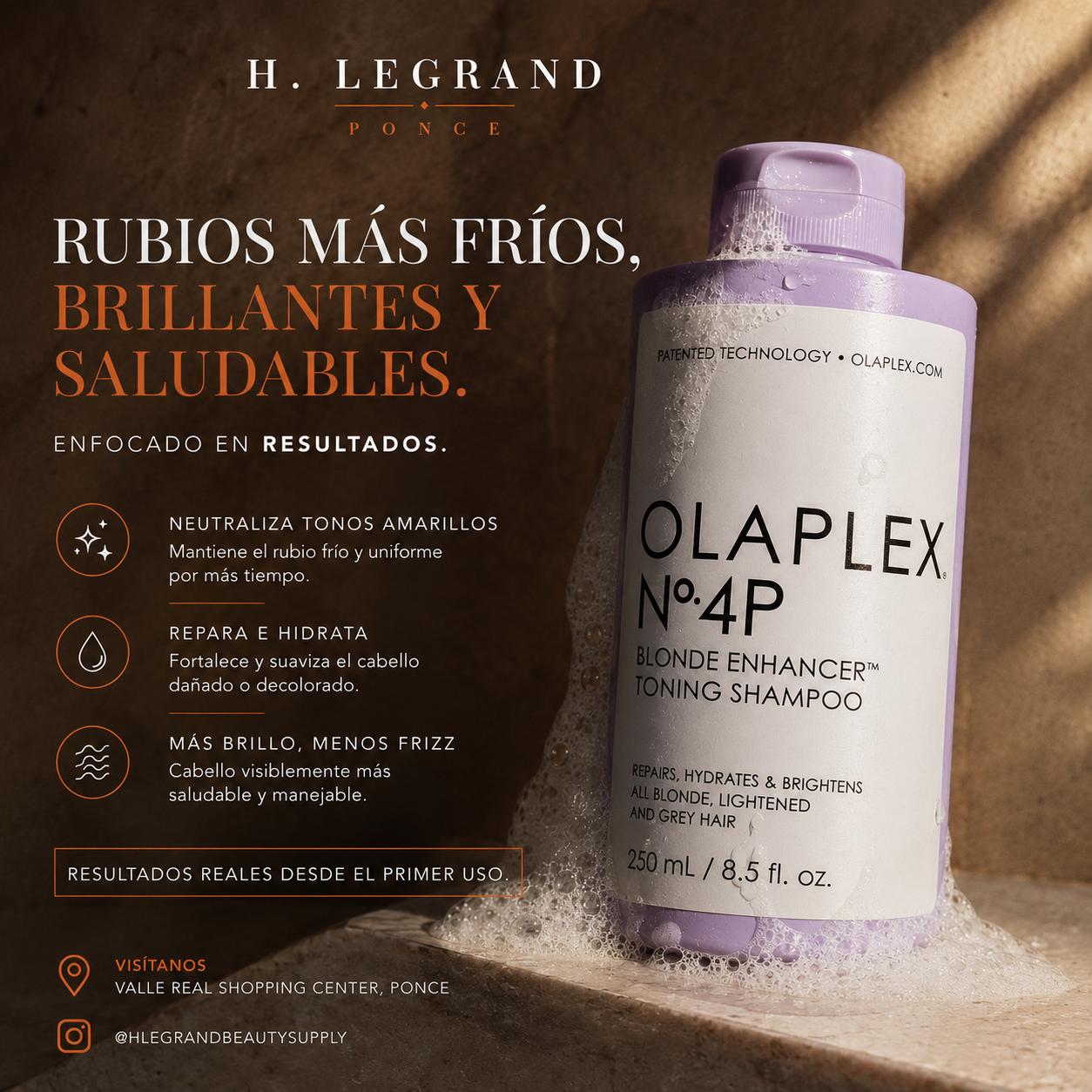 Olaplex No.4P Blonde Enhancer Toning Shampoo