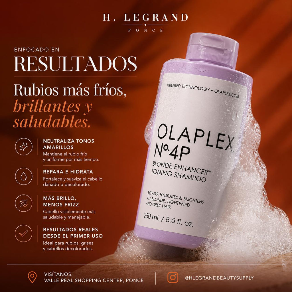 Olaplex No.4P Blonde Enhancer Toning Shampoo