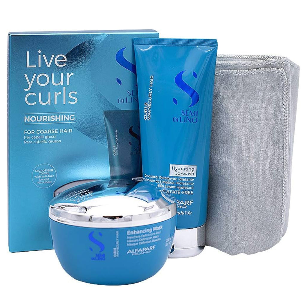 Alfaparf Semi di Lino Curls Nourishing Gift Set
