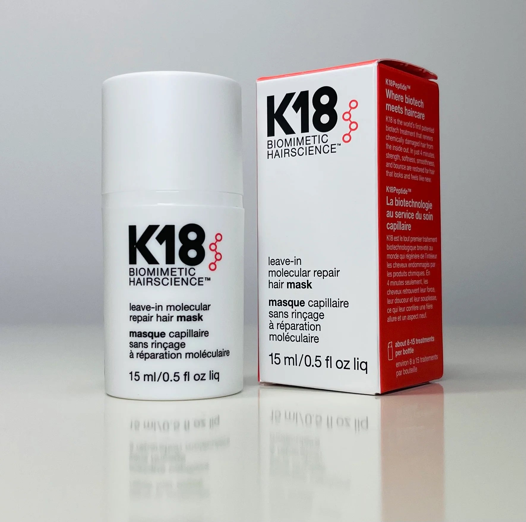 K18 Leave-In Molecular Repair Hair Mask 15ml